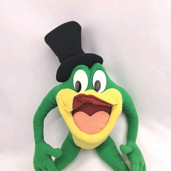 Vintage Looney Tunes Applause 1994 WB Michigan J Frog Poseable Plush Toy 22 Inch - Picture 2 of 9